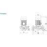 Насос циркуляционный LEO LP2200 фланцевый L6263